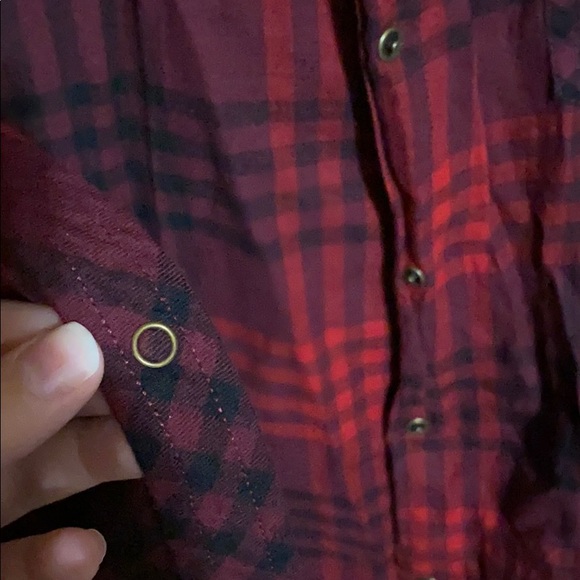 Red Plaid Flannel - Picture 4 of 4